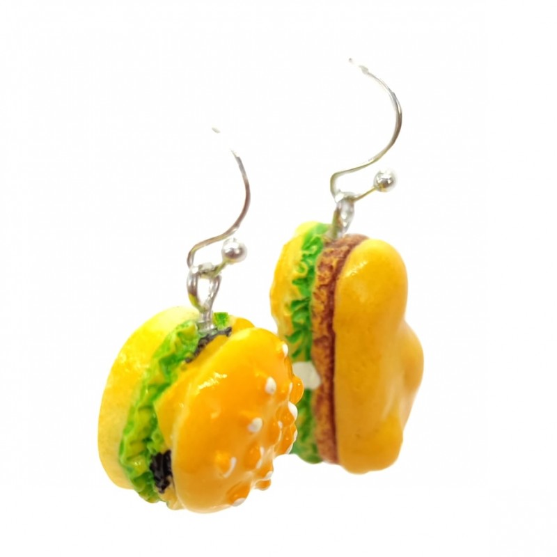 KOLCZYKI FUN HAMBURGER&HOT DOG (094)