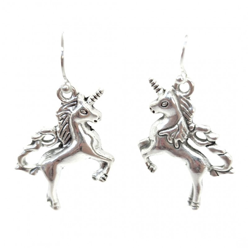 KOLCZYKI FUN SREBRNE JEDNOROŻCE 02 (191)