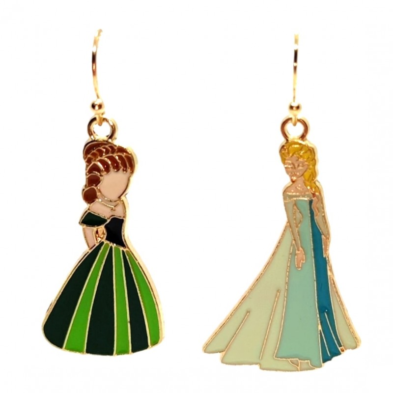 KOLCZYKI FUN BAJKA KRAINA LODU ICE I WATERMELON GIRL (261)