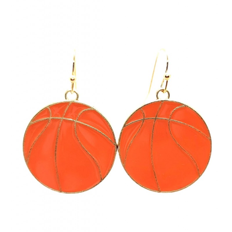 KOLCZYKI FUN DUŻE PIŁKI DO KOSZYKÓWKI (217)