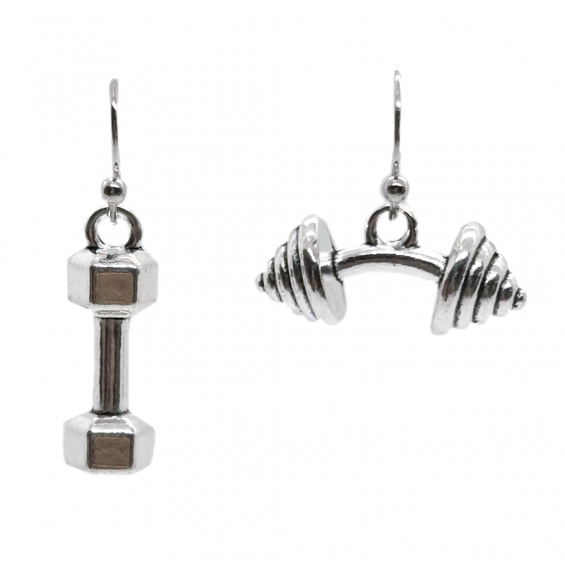 KOLCZYKI FUN HANTLE SIŁOWNIA SPORT  (112)