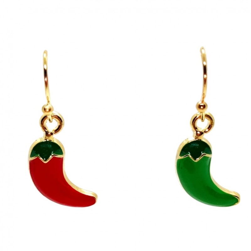 KOLCZYKI FUN WARZYWA PAPRYCZKI CHILLI (026)