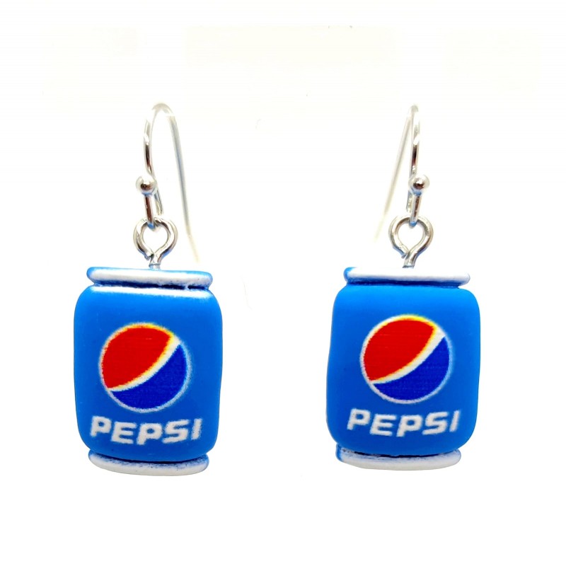 KOLCZYKI FUN PUSZKA PEPSI NAPÓJ Z MODELINY (232)