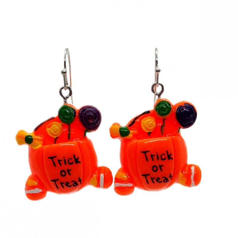 KOLCZYKI FUN DYNIA DUŻA HALLOWEEN (242)