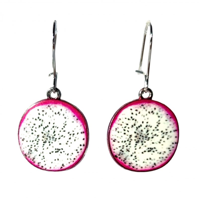 KOLCZYKI FUN SMOCZY OWOC PITAJA (099)