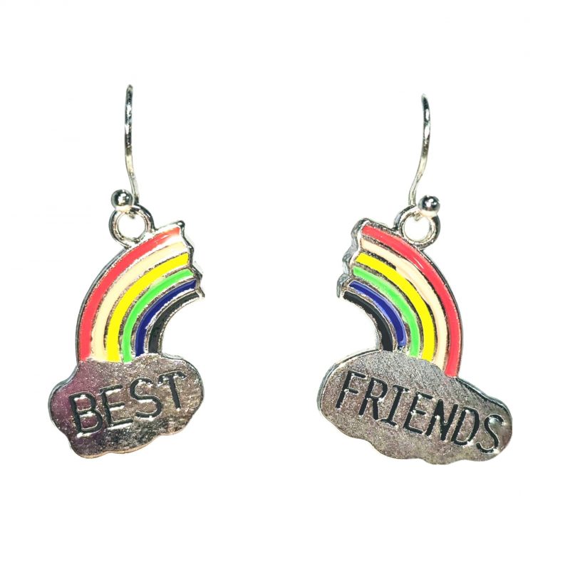 KOLCZYKI FUN BEST FRIENDS TĘCZA PRZYJAŹNI (340)