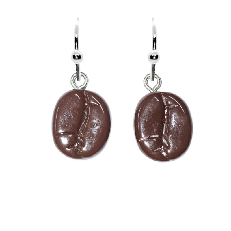 KOLCZYKI FUN ZIARNA KAWY KAWA ZIARNISTA (231)