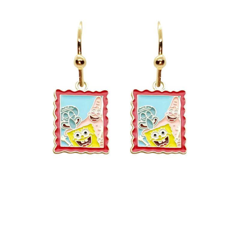 KOLCZYKI FUN BAJKA SPONGEBOB I PATRYK 3 OBRAZ (260)