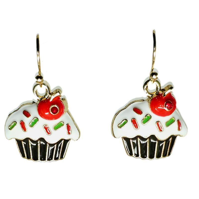 KOLCZYKI FUN CZEKOLADOWE BABECZKI Z BITĄ ŚMIETANĄ (168)