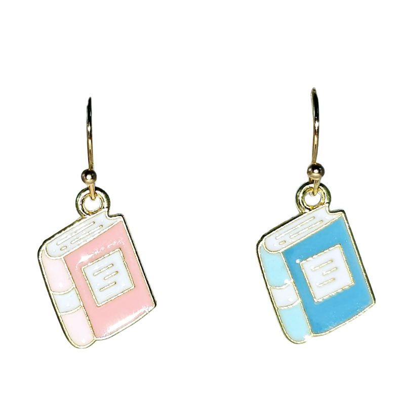 KOLCZYKI FUN PASTELOWE KSIĄŻKI (069)