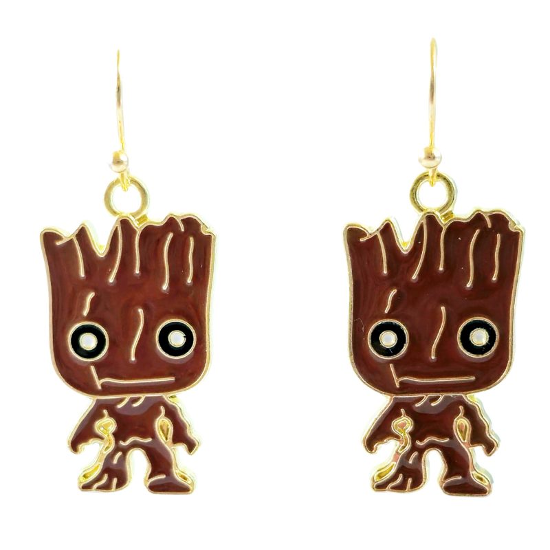 KOLCZYKI FUN BAJKA GROOT DRZEWNY LUDZIK (350)