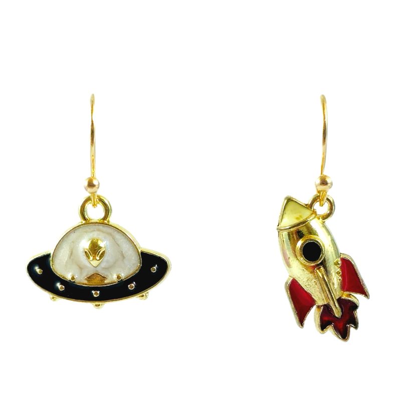 KOLCZYKI FUN KOSMOS UFO ALIEN 2 (354)