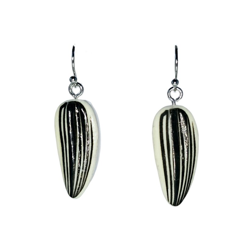 KOLCZYKI FUN PESTKI SŁONECZNIKA (359)