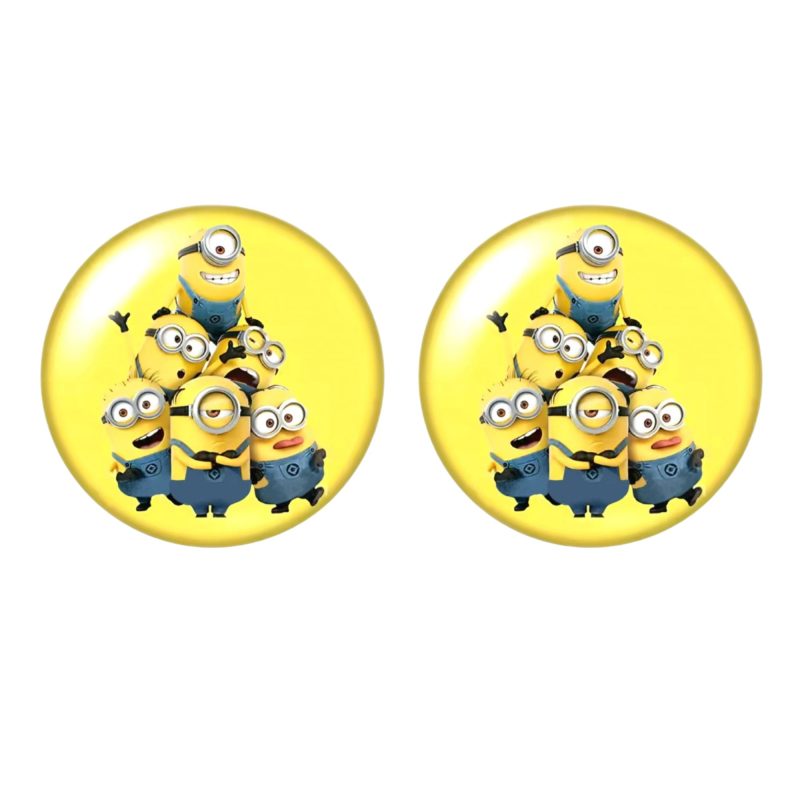 KOLCZYKI FUN SZTYFT MINIONKI (SZ005)