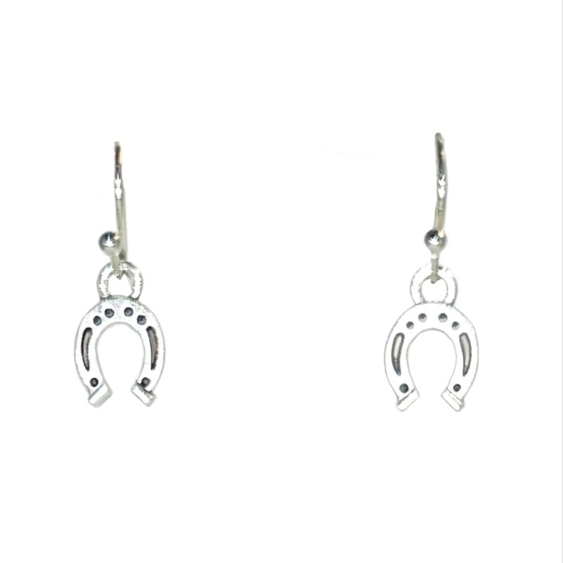 KOLCZYKI FUN PODKOWA NA SZCZĘŚCIE SREBRNA (339)