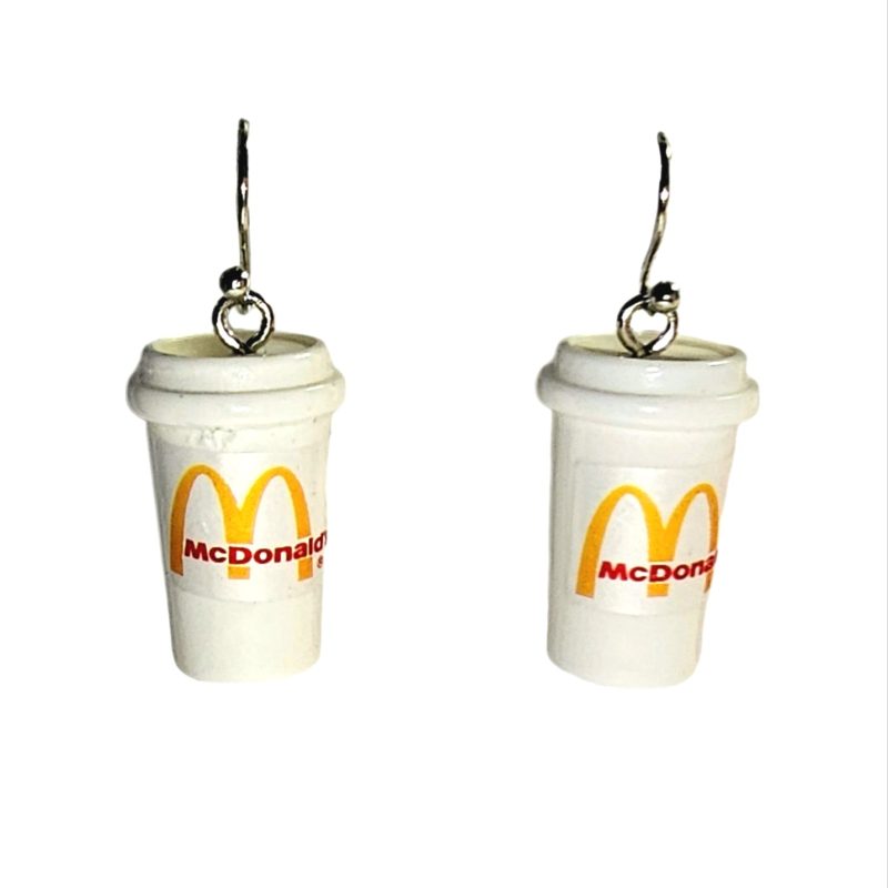 KOLCZYKI FUN NAPÓJ Z McD MC DONALD'S (161)