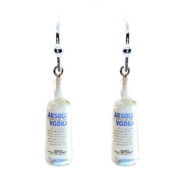 KOLCZYKI FUN ALKO WÓDKA ABSOLUT (413)