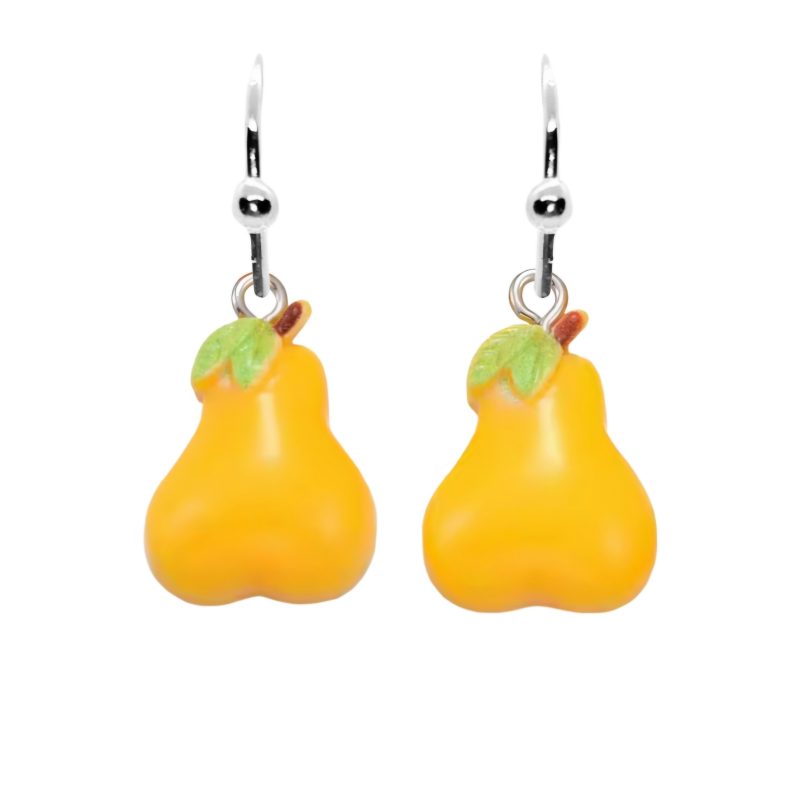 KOLCZYKI FUN OWOCE GRUSZKI (344)