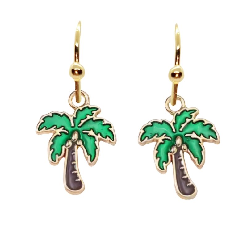 KOLCZYKI FUN PALMY WAKACJE (319)