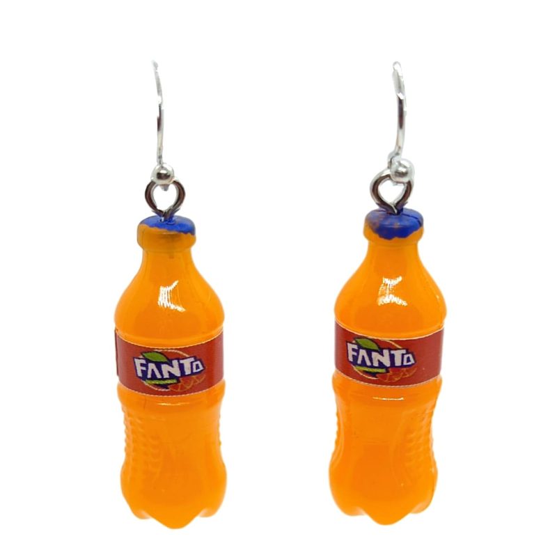 KOLCZYKI FUN BUTELKI NAPÓJ FANTA (198)