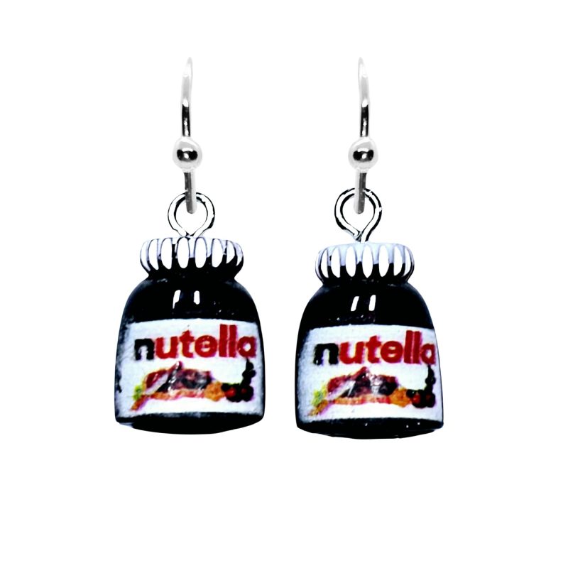 KOLCZYKI FUN MAŁE SŁOIKI PYSZNEJ NUTELLI NUTELLA (257)