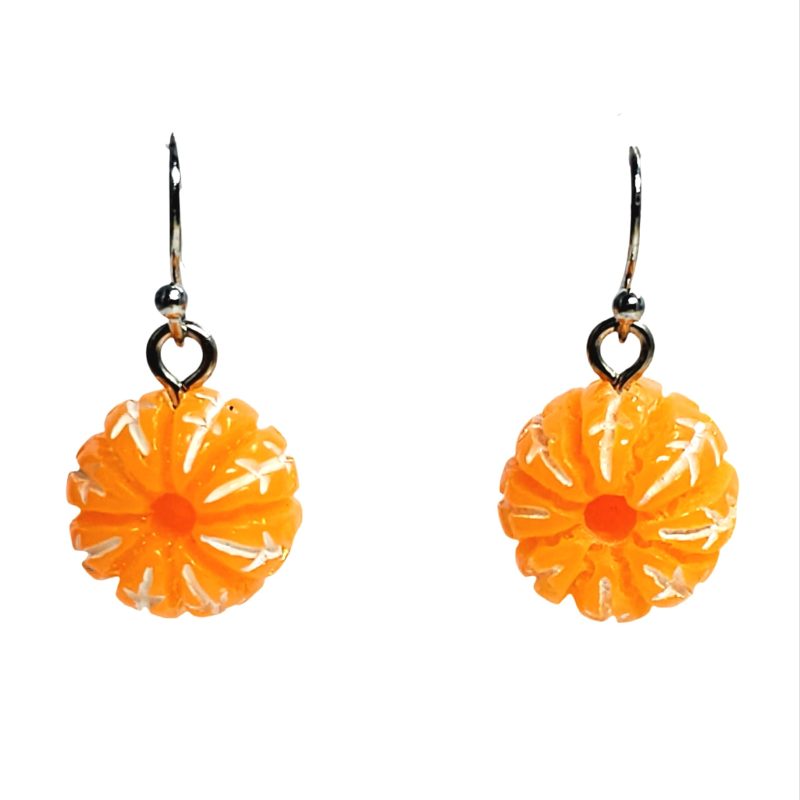 KOLCZYKI FUN OWOCE OBRANE MANDARYNKI (017)