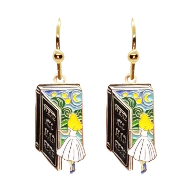 KOLCZYKI FUN BAJKA ALICJA W KRAINIE CZARÓW (058)