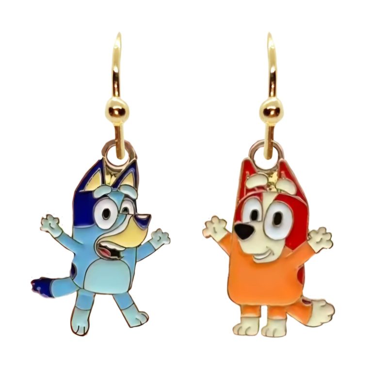 KOLCZYKI FUN BAJKA BLUEY I BINGO (075)