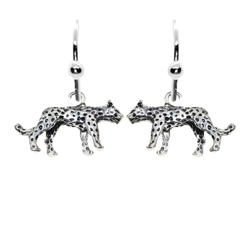 KOLCZYKI FUN SREBRNE LAMPARTY (432)